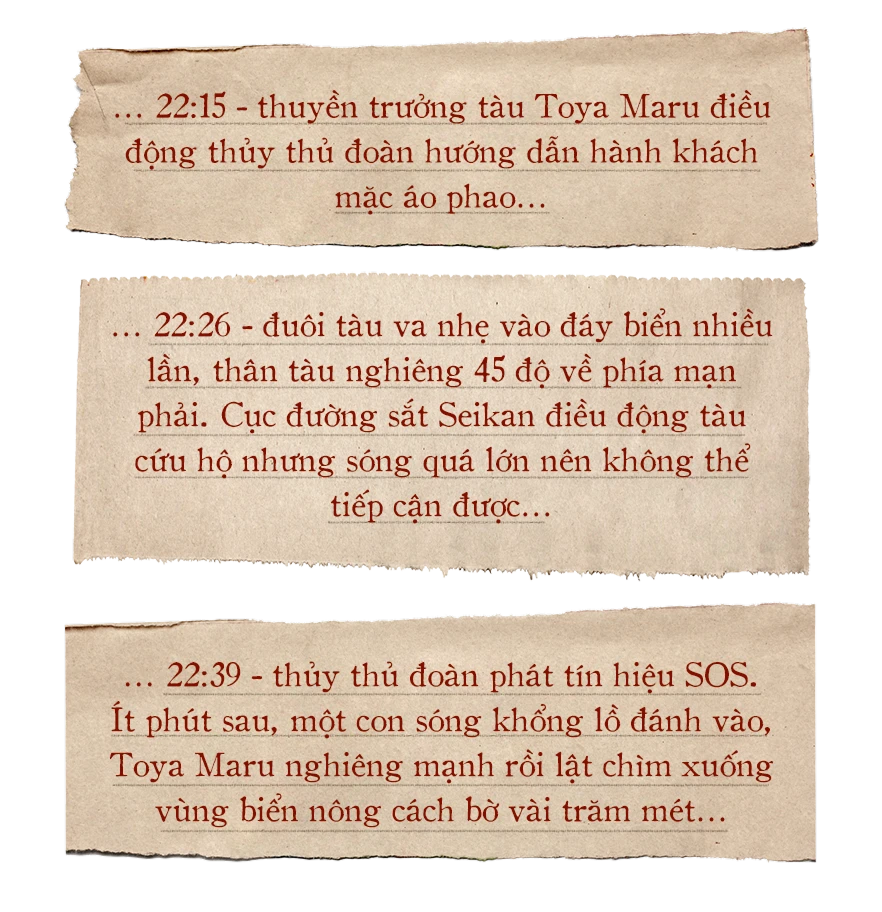 Những giờ phút cuối cùng của Toya Maru.
