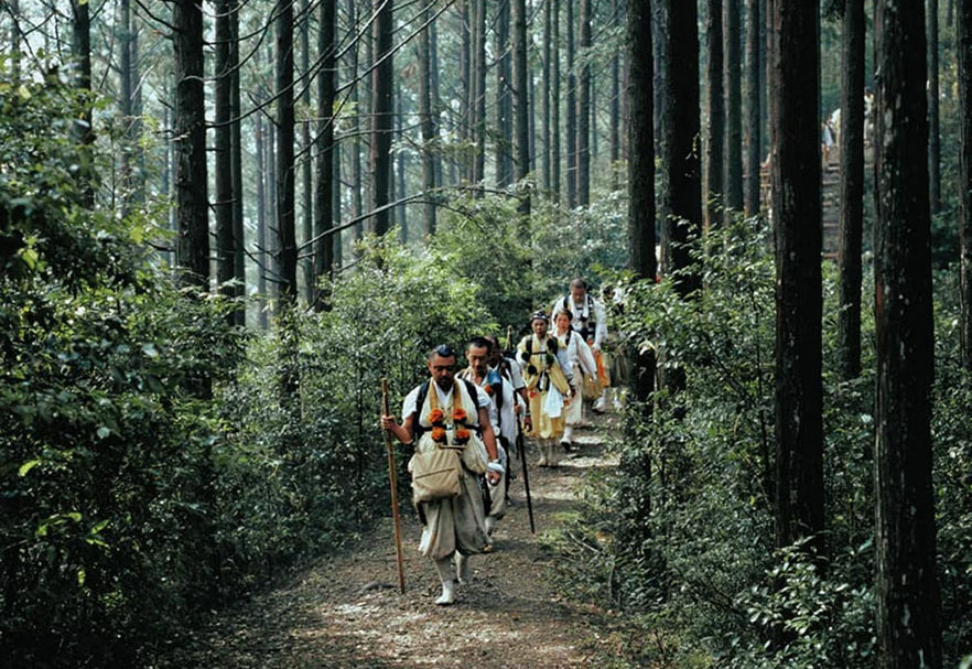 Tuyến đường hành hương nổi tiếng Kumano Kodo.